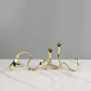 GobekUsa Geometric Gold Candlestick Holder Centerpiece