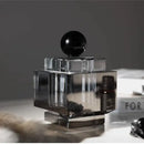 GobekUsa Clear Crystal Geometric Storage Jar - Cubic Square Transparent Jewelry Box