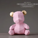 GobekUsa Bear Figurine Resin Sculpture Ornament Home Office Garden Gift