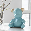 GobekUsa Bear Figurine Resin Sculpture Ornament Home Office Garden Gift