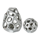 GobekUsa Geometric Golden Hollow Abstract Sphere Sculpture Decor for Home