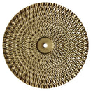 Geometric golden metal wall art set living room round decor by Decorbites