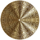 Geometric golden metal wall art set living room round decor by Decorbites