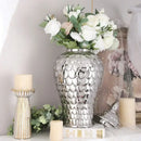 GobekUsa Geometric Golden Porcelain Jar - Home Decor Vase & Storage Tank