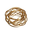 GobekUsa Geometric Golden Thread Metal Balls Decorative Figurines