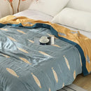 GobekUsa Cotton Gauze Geometry Summer Blanket