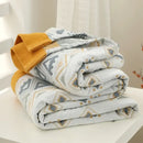 GobekUsa Cotton Gauze Geometry Summer Blanket