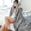 GobekUsa Cotton Gauze Throw Blanket - Soft and Cozy Bedspread for Summer - Ideal for Dorms, Sofas, and Couples