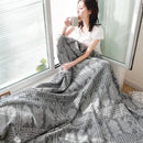 GobekUsa Cotton Gauze Throw Blanket - Soft and Cozy Bedspread for Summer - Ideal for Dorms, Sofas, and Couples