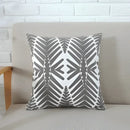 Geometric grey & pink cushion cover living room pillow case by Decorbites
