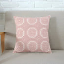Geometric grey & pink cushion cover living room pillow case by Decorbites