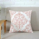 Geometric grey & pink cushion cover living room pillow case by Decorbites