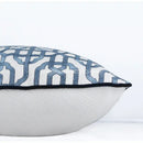 GobekUsa Indigo Blue & White Embroidered Pillow Covers - 50x50cm