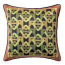 GobekUsa Indigo Blue & White Embroidered Pillow Covers - 50x50cm