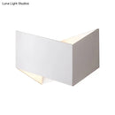 GobekUsa Geometric LED Wall Sconce in White/Black for Modern Stairways