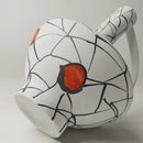 GobekUsa Geometric Line Ceramic Vase with Fringe Decoration
