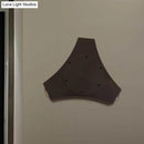 GobekUsa Geometric Metallic Shade Black Wall Lamp - 3/4 Lights Corridor Sconce