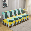 GobekUsa Elastic Armless Futon Sofa Cover Slipcovers