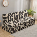 GobekUsa Elastic Armless Futon Sofa Cover Slipcovers