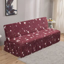 GobekUsa Elastic Armless Futon Sofa Cover Slipcovers