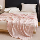 GobekUsa Bamboo Fiber Summer Blanket - Single Double Bed Air Conditioning Lightweight Blanket