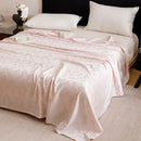 GobekUsa Bamboo Fiber Summer Blanket - Single Double Bed Air Conditioning Lightweight Blanket