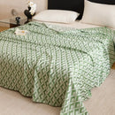 GobekUsa Bamboo Fiber Summer Blanket - Single Double Bed Air Conditioning Lightweight Blanket