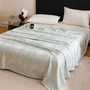 GobekUsa Bamboo Fiber Summer Blanket - Single Double Bed Air Conditioning Lightweight Blanket