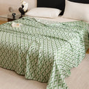 GobekUsa Bamboo Fiber Summer Blanket - Single Double Bed Air Conditioning Lightweight Blanket