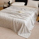 GobekUsa Bamboo Fiber Summer Blanket - Single Double Bed Air Conditioning Lightweight Blanket