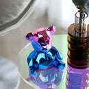 GobekUsa Electroplated Teddy Bear Sculpture for Home Decor