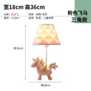 GobekUsa LED Unicorn Table Lamp for Children's Room, Nordic Design Stand Light Lamparas