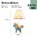 GobekUsa LED Unicorn Table Lamp for Children's Room, Nordic Design Stand Light Lamparas