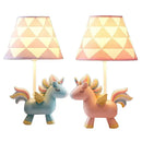 GobekUsa LED Unicorn Table Lamp for Children's Room, Nordic Design Stand Light Lamparas
