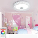 GobekUsa Bluetooth Speaker Ceiling Light 36W | Bedroom Music Party Lamp with Remote Control