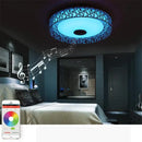 GobekUsa Bluetooth Speaker Ceiling Light 36W | Bedroom Music Party Lamp with Remote Control