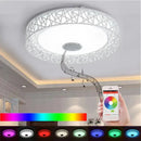 GobekUsa Bluetooth Speaker Ceiling Light 36W | Bedroom Music Party Lamp with Remote Control