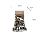 GobekUsa Geometric Acrylic Glass Vase Droplet Flower Arrangement Terrarium Pot