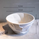 GobekUsa Geometric Spiral Ceramic Vase Flowerpot, Fruit Platter, Home Decor Accessories