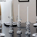 GobekUsa Crystal Candle Holder Desk Decoration Home Aroma Container