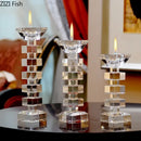 GobekUsa Crystal Candle Holder Desk Decoration Home Aroma Container