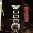 GobekUsa Crystal Candle Holder Desk Decoration Home Aroma Container