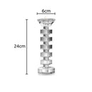 GobekUsa Crystal Candle Holder Desk Decoration Home Aroma Container