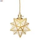 GobekUsa Glass Copper LED Pendant Light for Kitchen Cafe Living Room