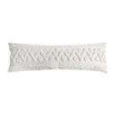 Geometric tassel tufted light blue & white star pillow covers living room by Decorbites