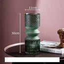 GobekUsa Crystal Clear Glass Vase Hydroponic Floral Arrangement Pot