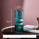 GobekUsa Crystal Clear Glass Vase Hydroponic Floral Arrangement Pot