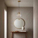 Geometric Transparent Glass Pendant Light
