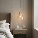 Geometric Transparent Glass Pendant Light