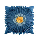 Geometric waves tufted cream pillow covers bedroom textured fringe by Decorbites